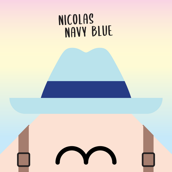 The Single Socks I Nicolas Navy Blue