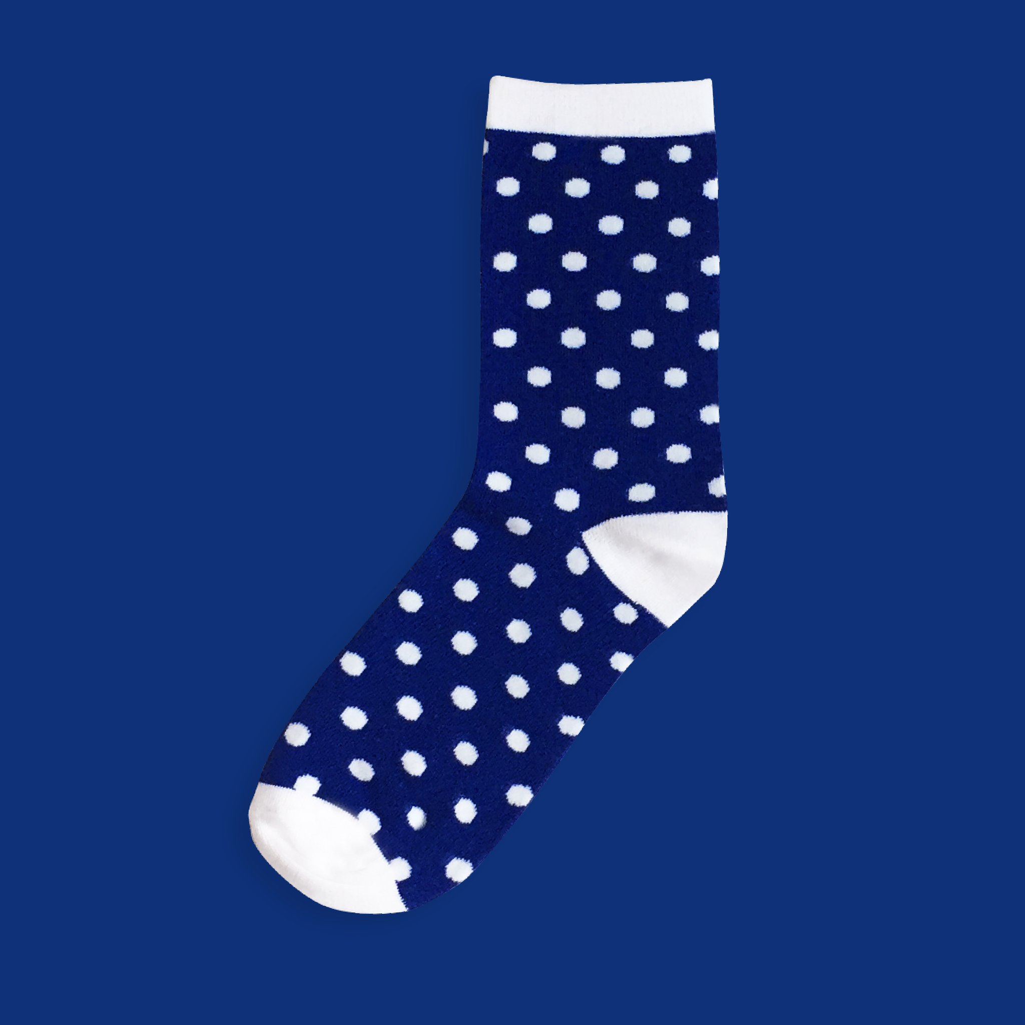 The Single Socks I Nicolas Navy Blue