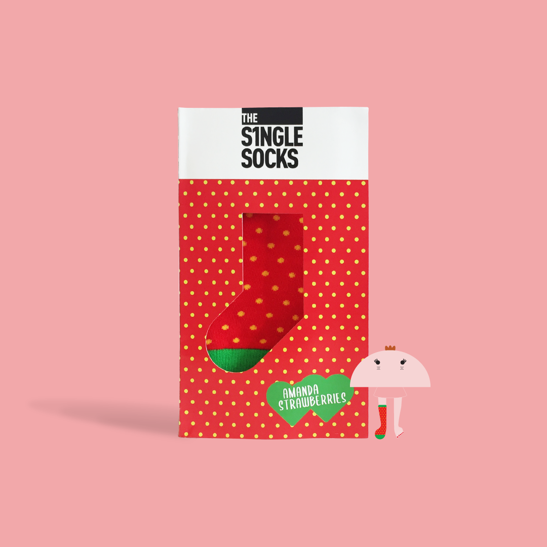 The Single Socks I Amanda Strawberries