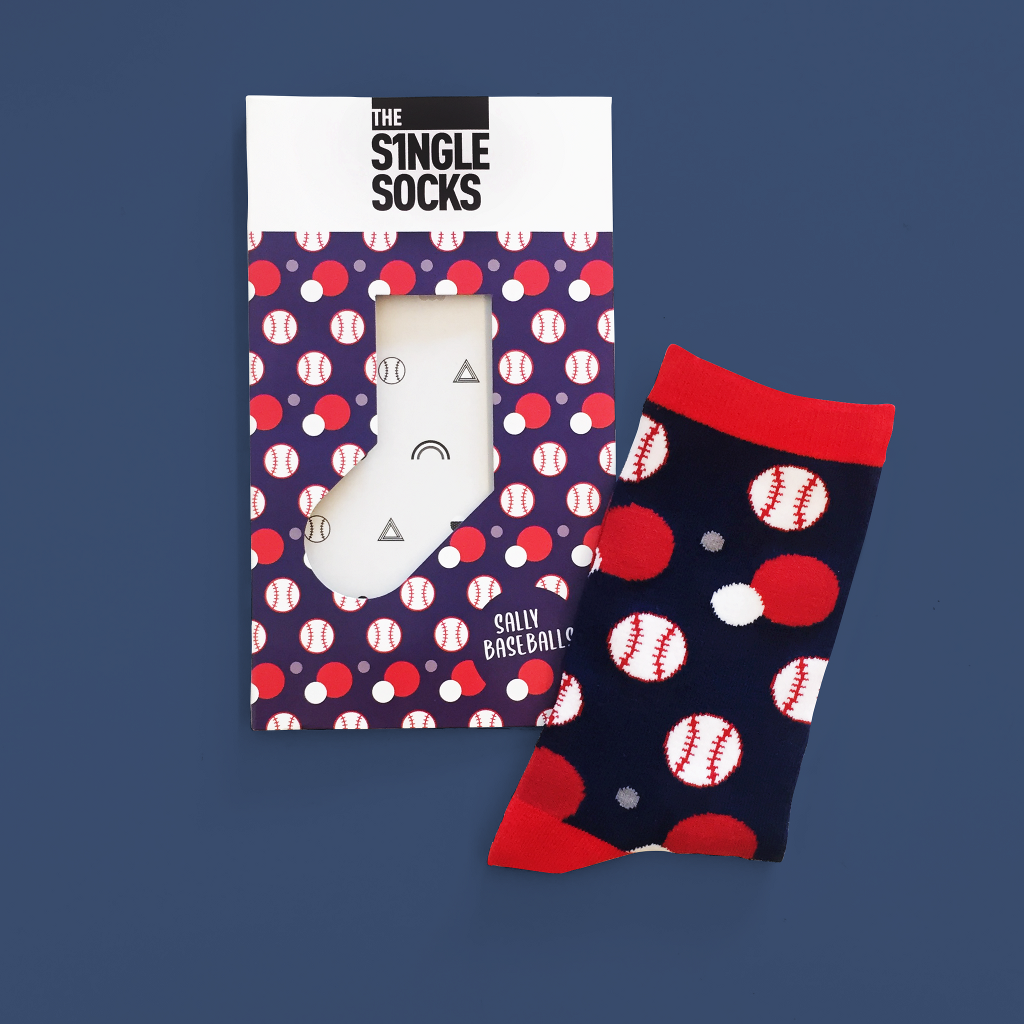The Single Socks I Sally Baseballs