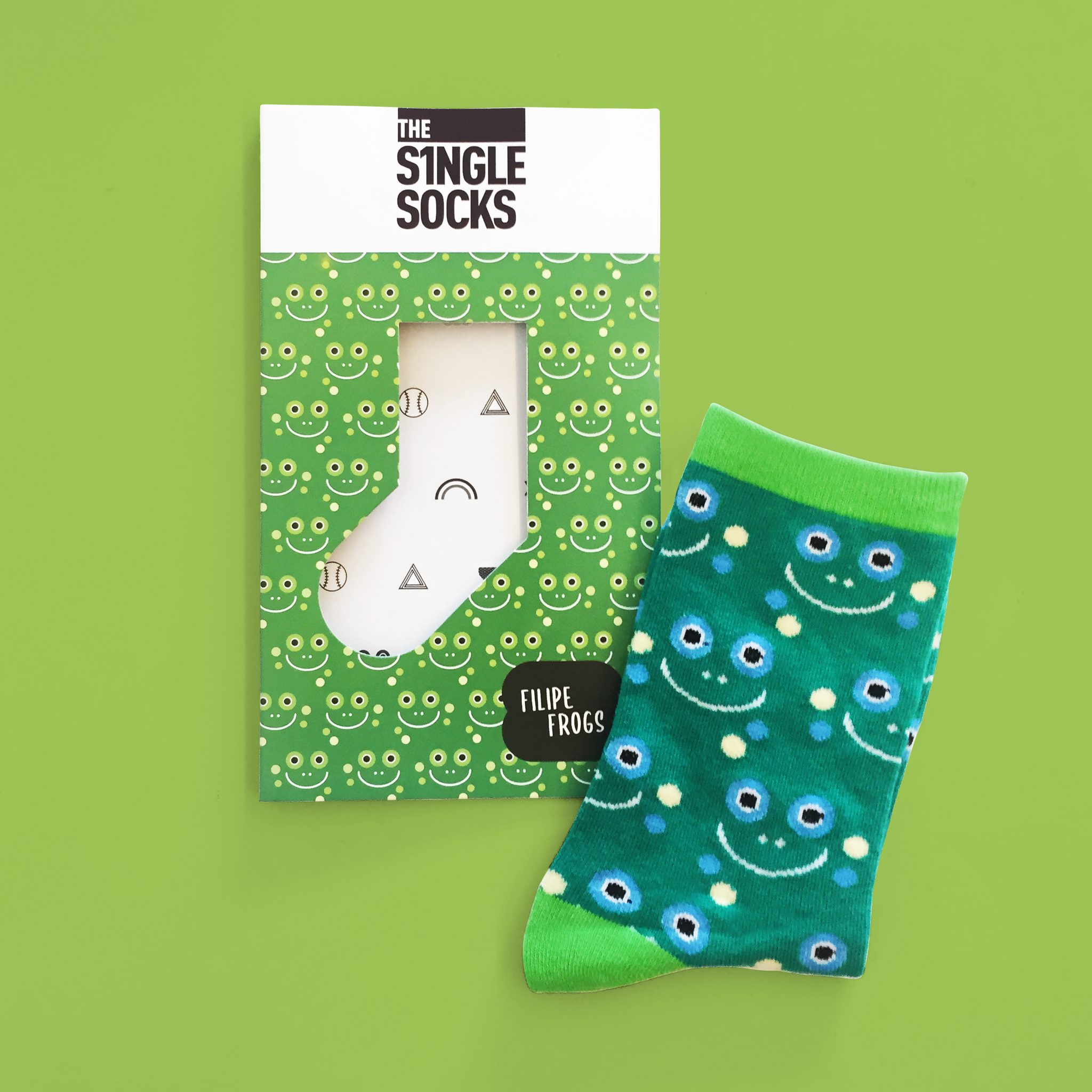 The Single Socks I Filipe Frogs